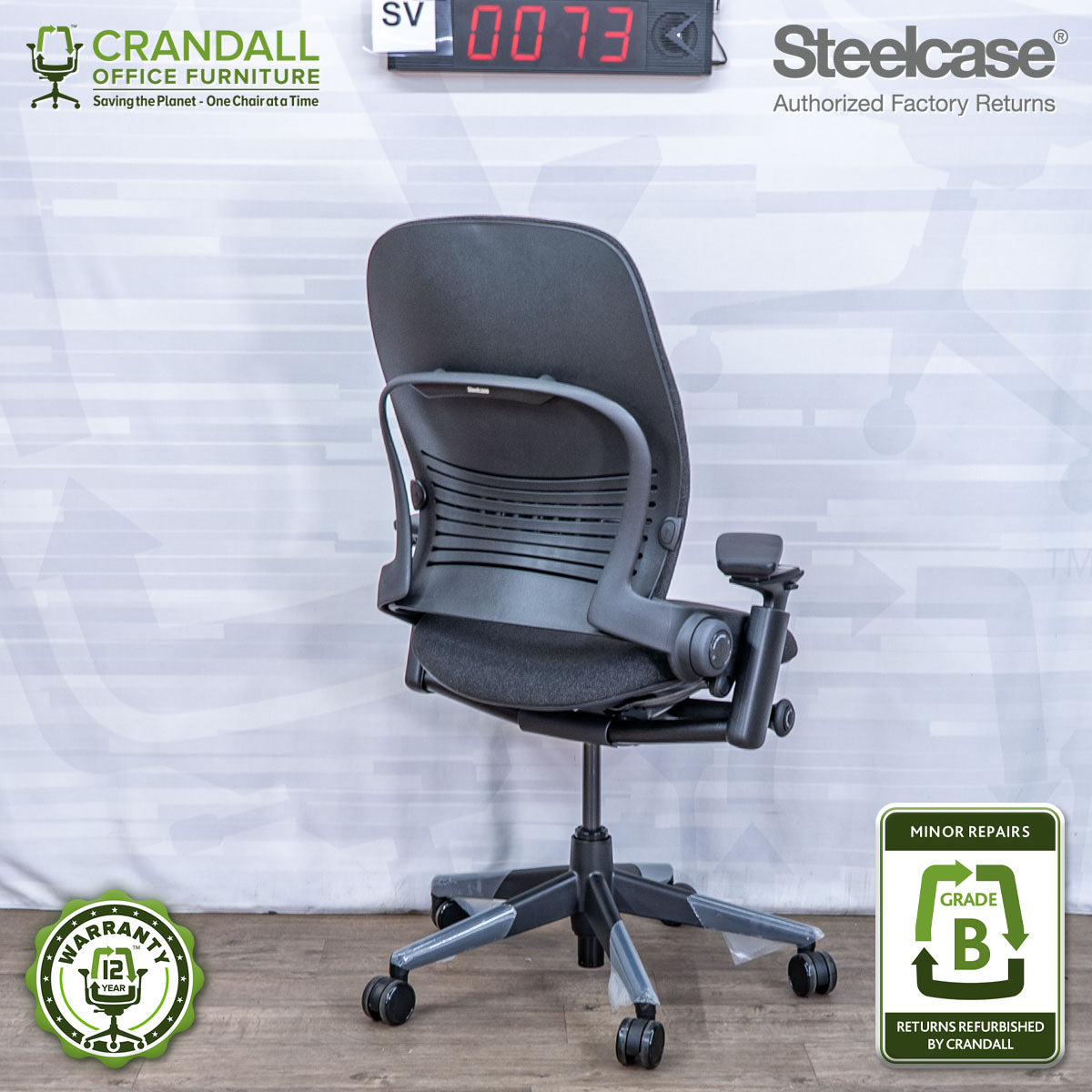 SL-0073 - Steelcase V2 Leap  - Grade B