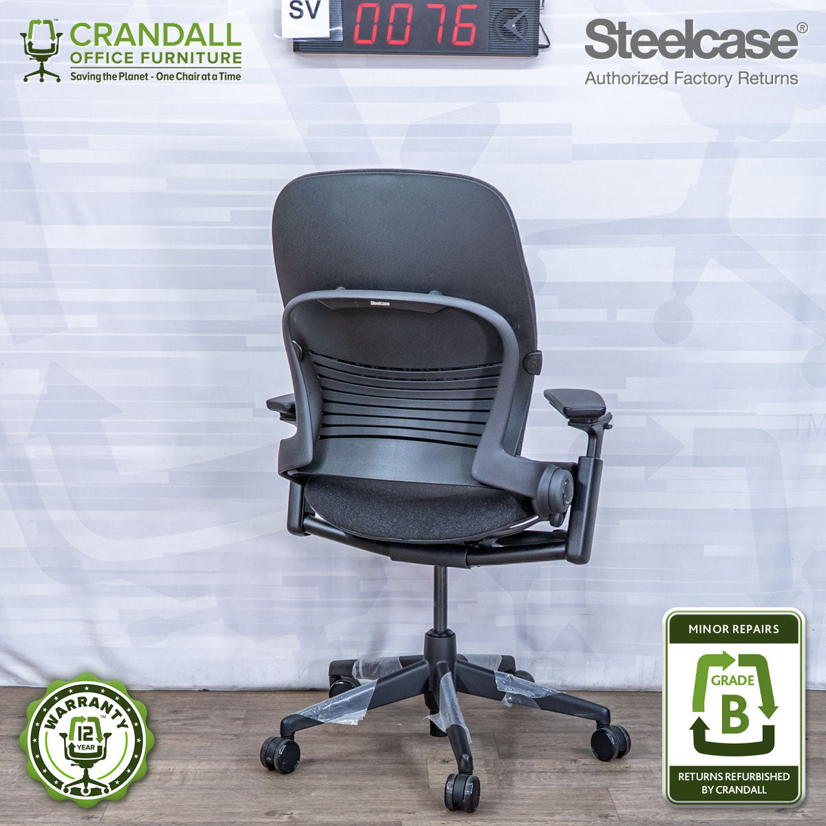 SL-0076 - Steelcase V2 Leap  - Grade B