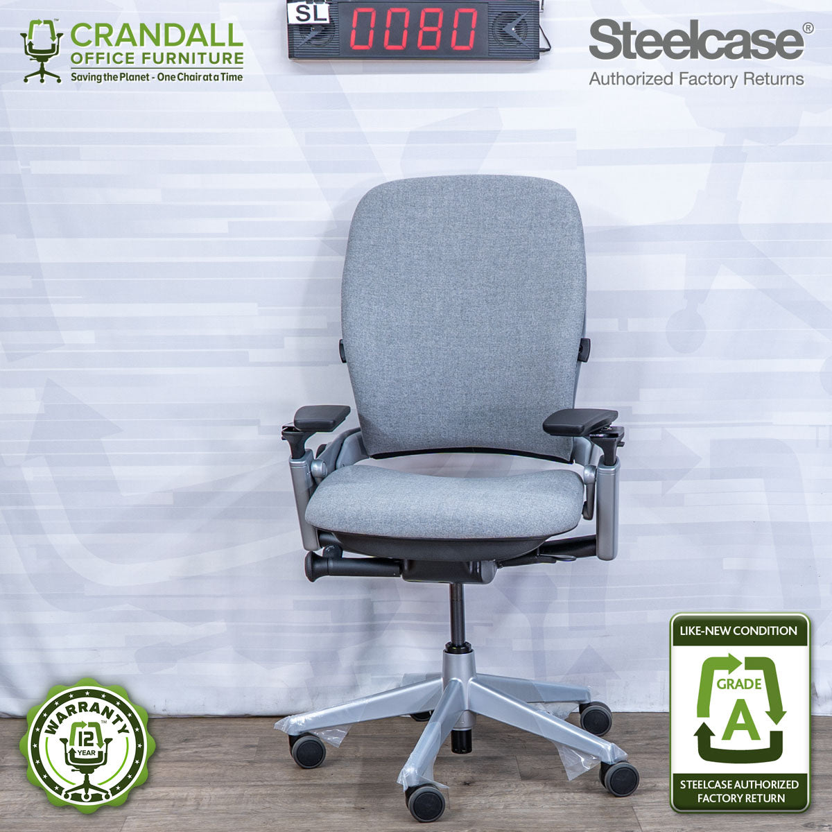SL-0080 - Steelcase V2 Leap  - Grade A