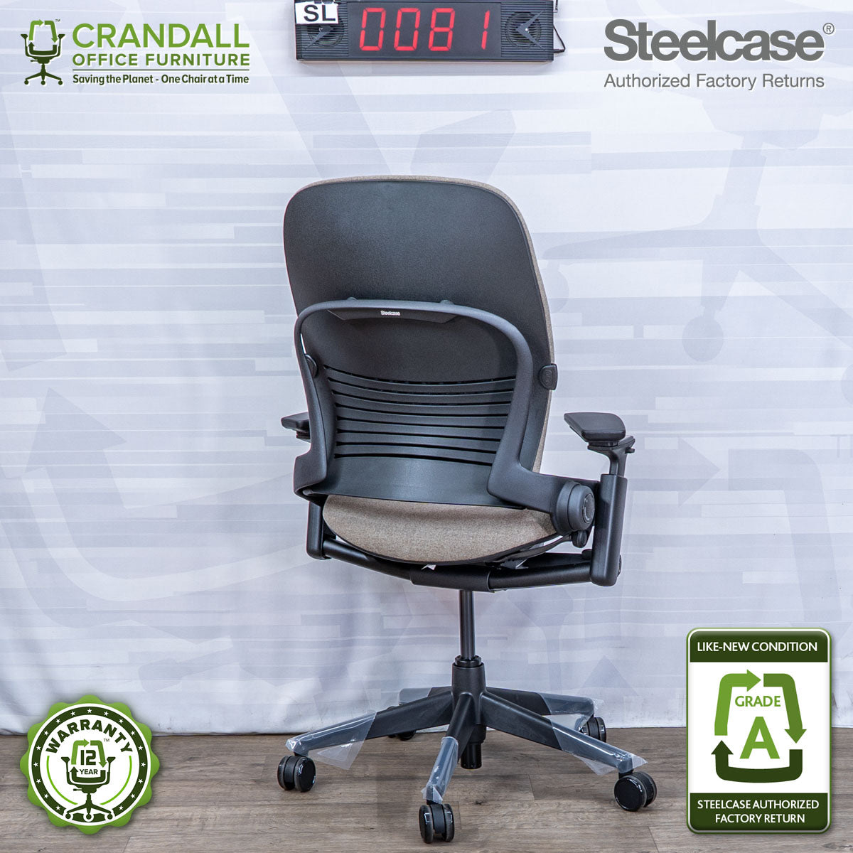 SL-0081 - Steelcase V2 Leap  - Grade A