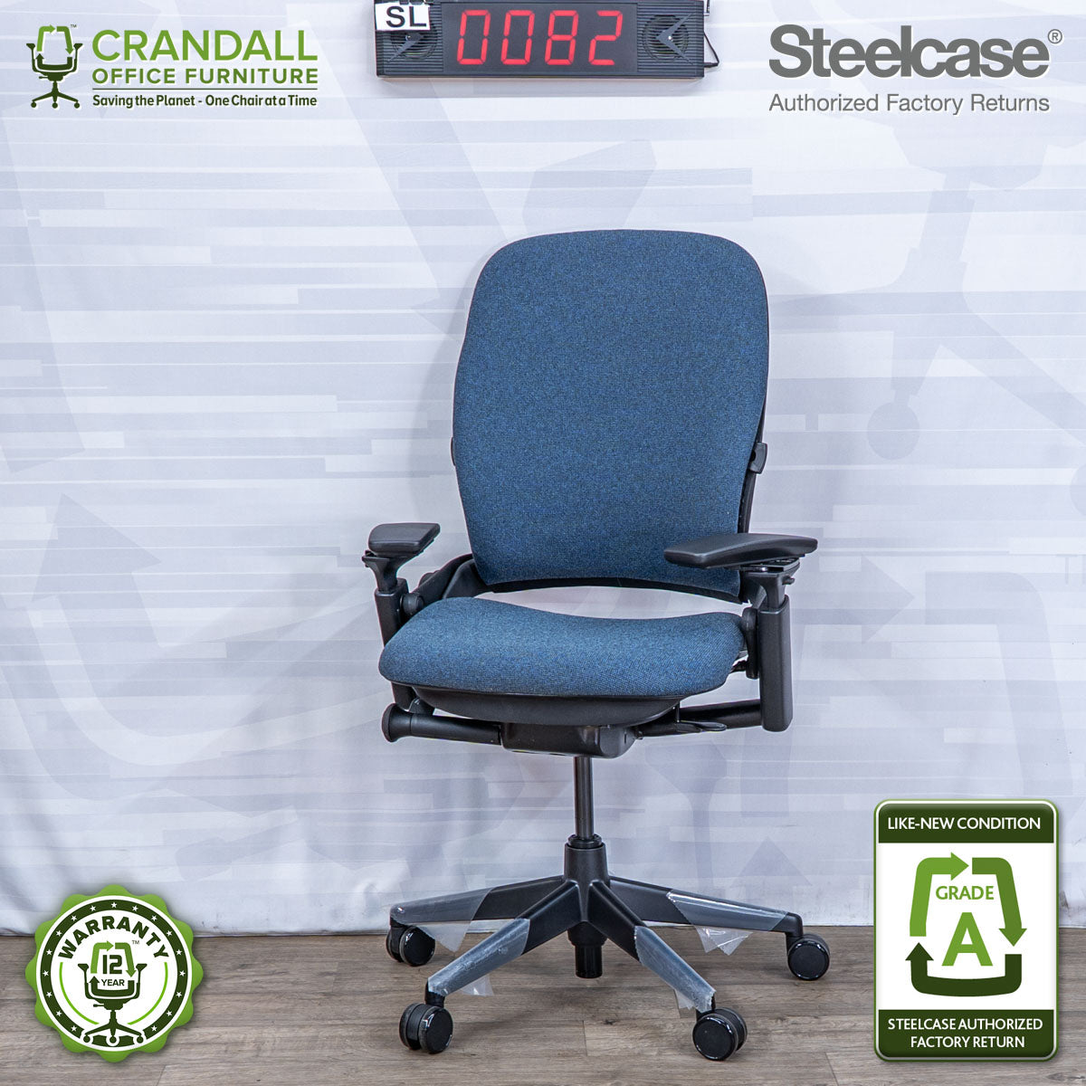 SL-0082 - Steelcase V2 Leap  - Grade A