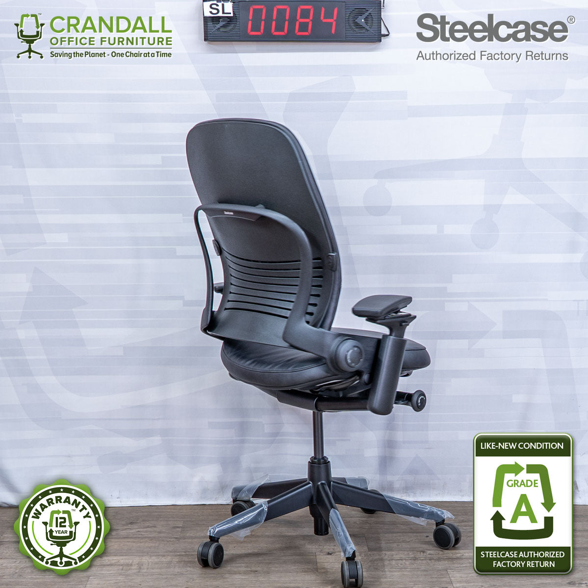 SL-0084 - Steelcase V2 Leap  - Grade A