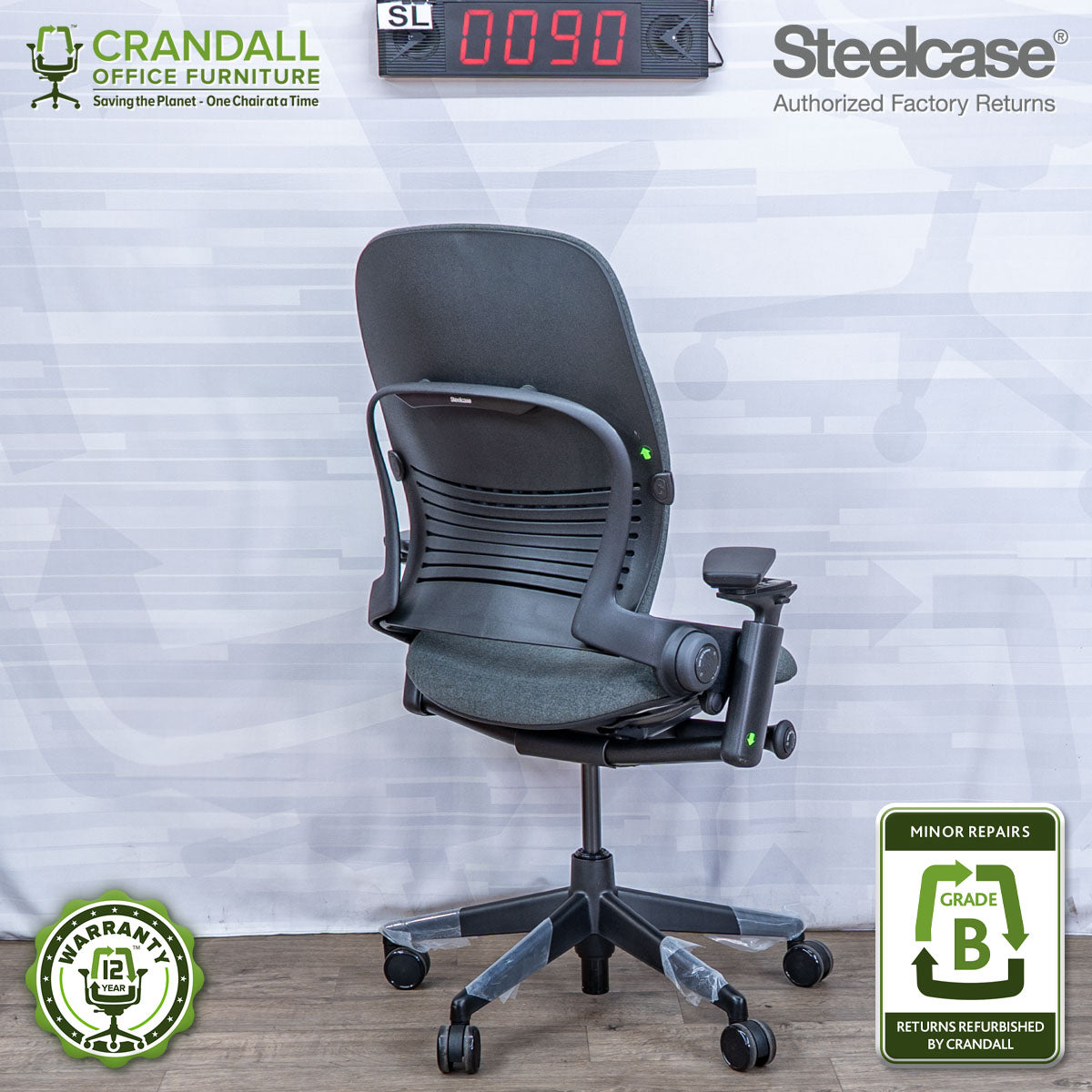 SL-0090 - Steelcase V2 Leap  - Grade B