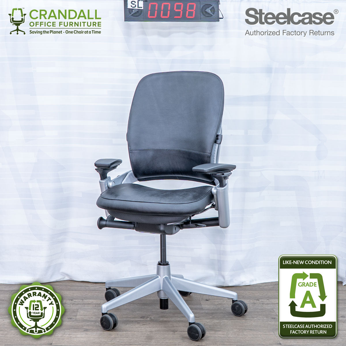 SL-0098 - Steelcase V2 Leap  - Grade A