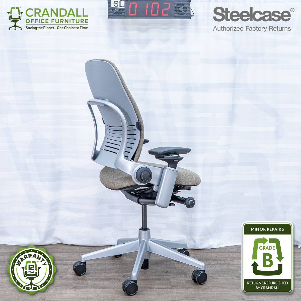 SL-0102 - Steelcase V2 Leap  - Grade B