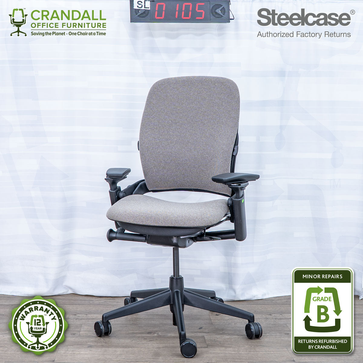 SL-0105 - Steelcase V2 Leap  - Grade B