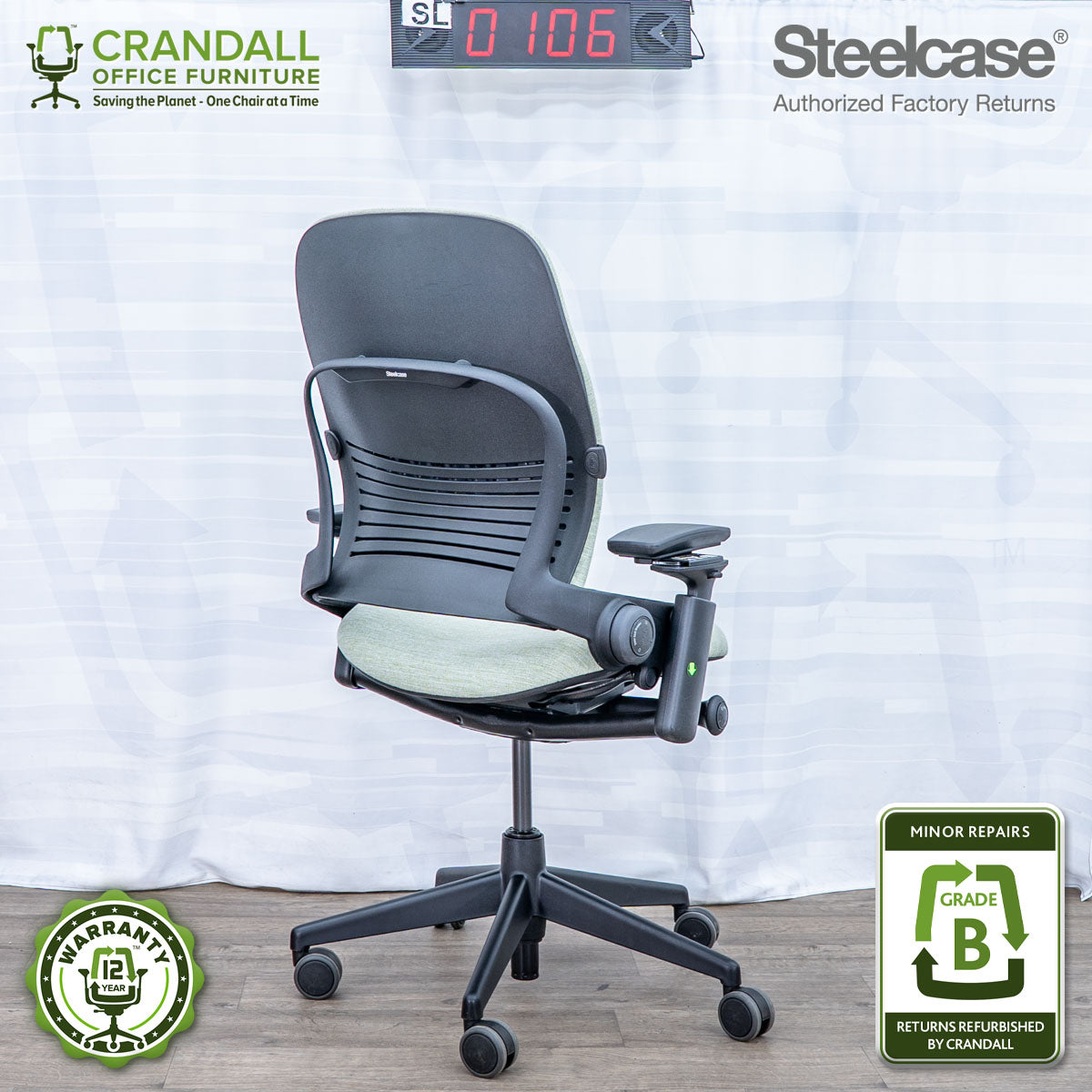 SL-0106 - Steelcase V2 Leap  - Grade B