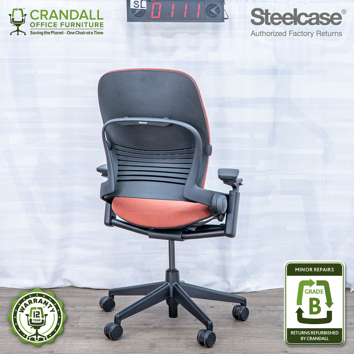 SL-0111 - Steelcase V2 Leap  - Grade B