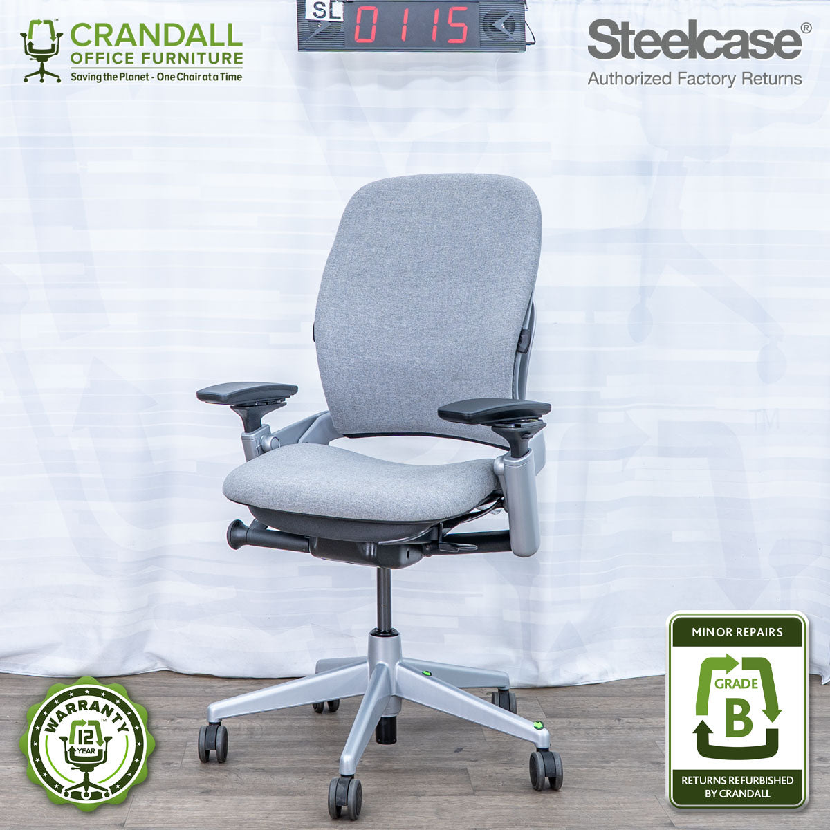 SL-0115 - Steelcase V2 Leap  - Grade B