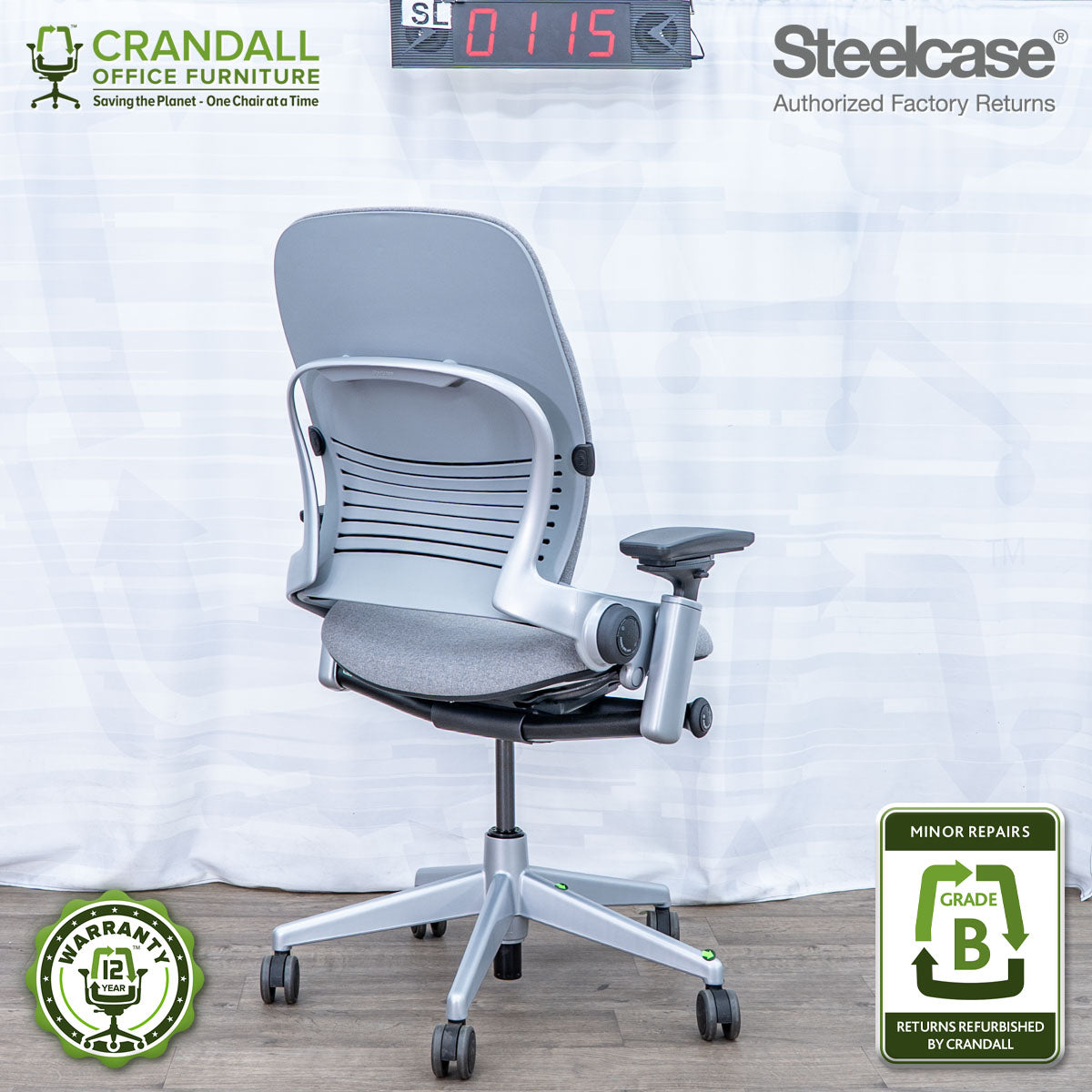 SL-0115 - Steelcase V2 Leap  - Grade B