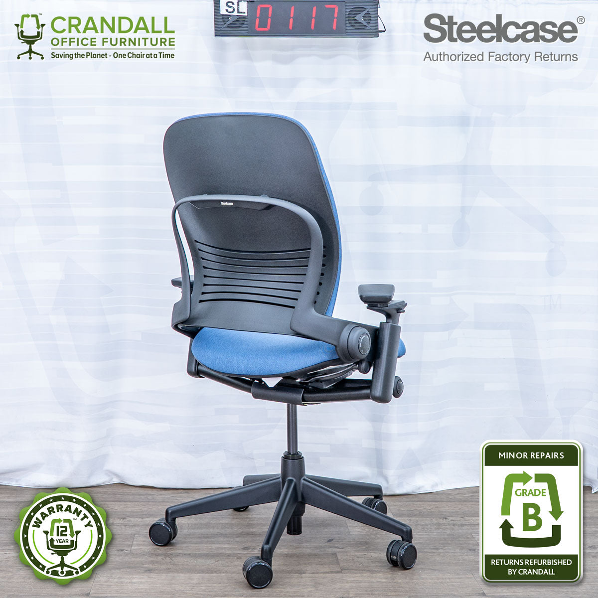 SL-0117 - Steelcase V2 Leap  - Grade B