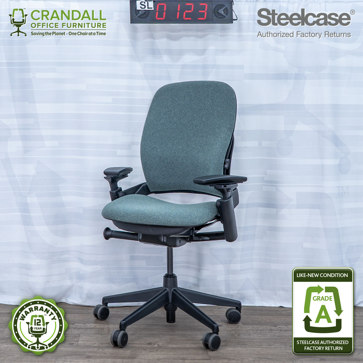 SL-0123 - Steelcase V2 Leap  - Grade A