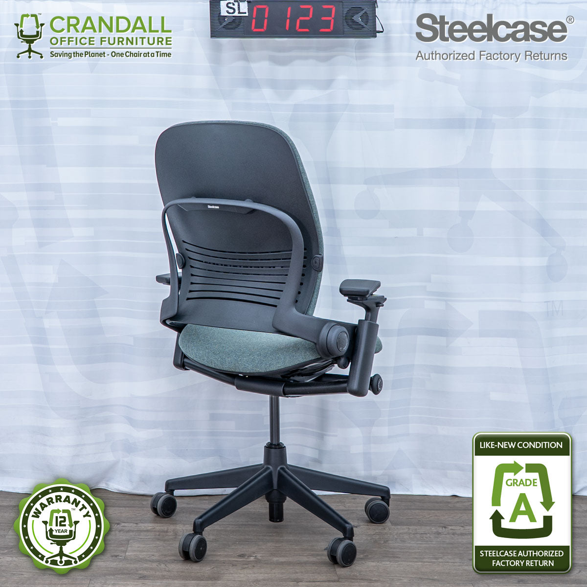 SL-0123 - Steelcase V2 Leap  - Grade A