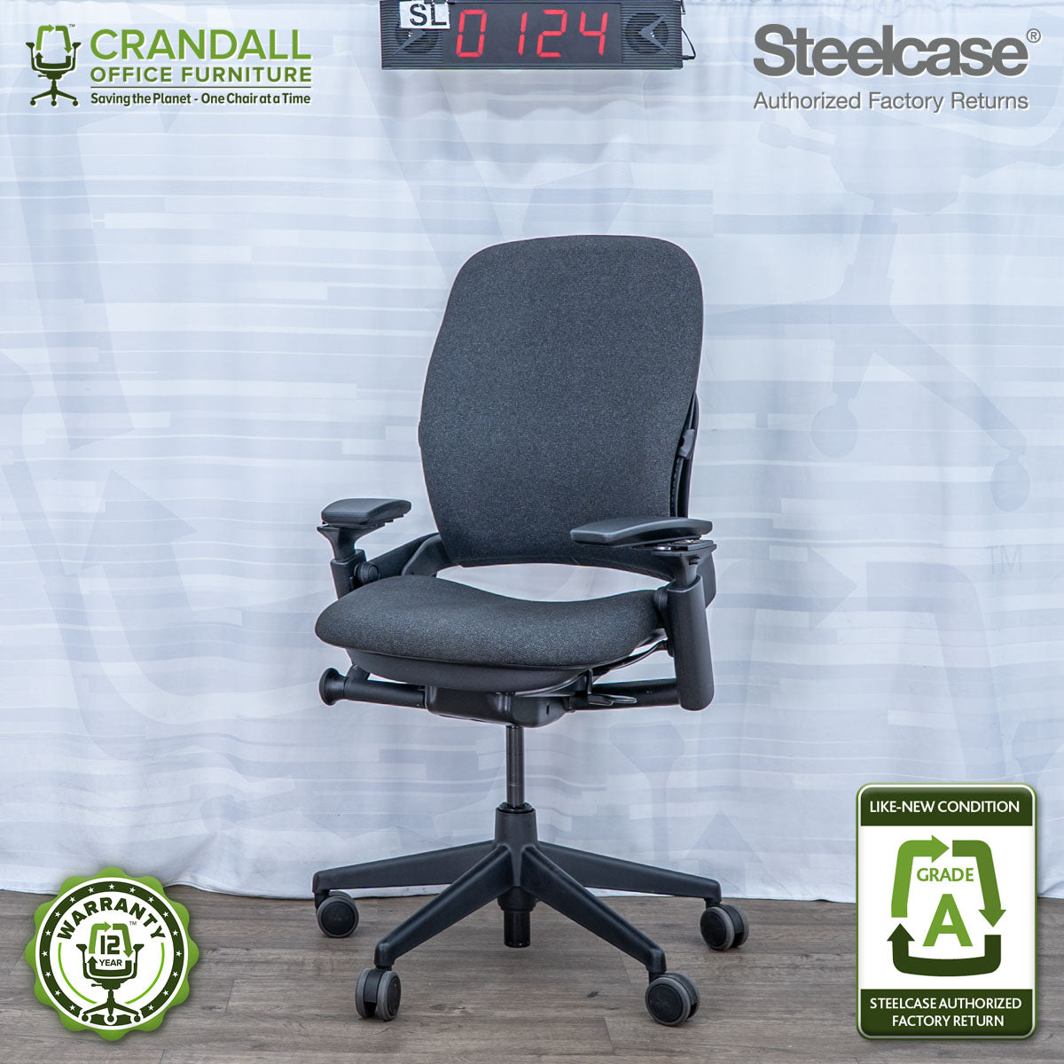 SL-0124 - Steelcase V2 Leap  - Grade A