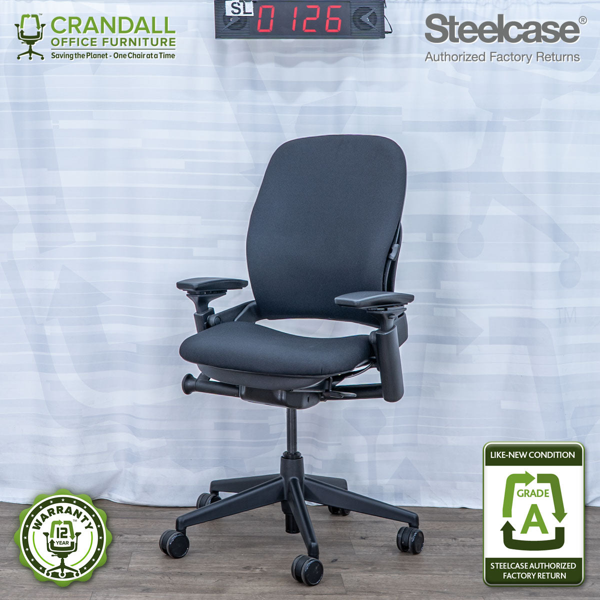 SL-0126 - Steelcase V2 Leap  - Grade A