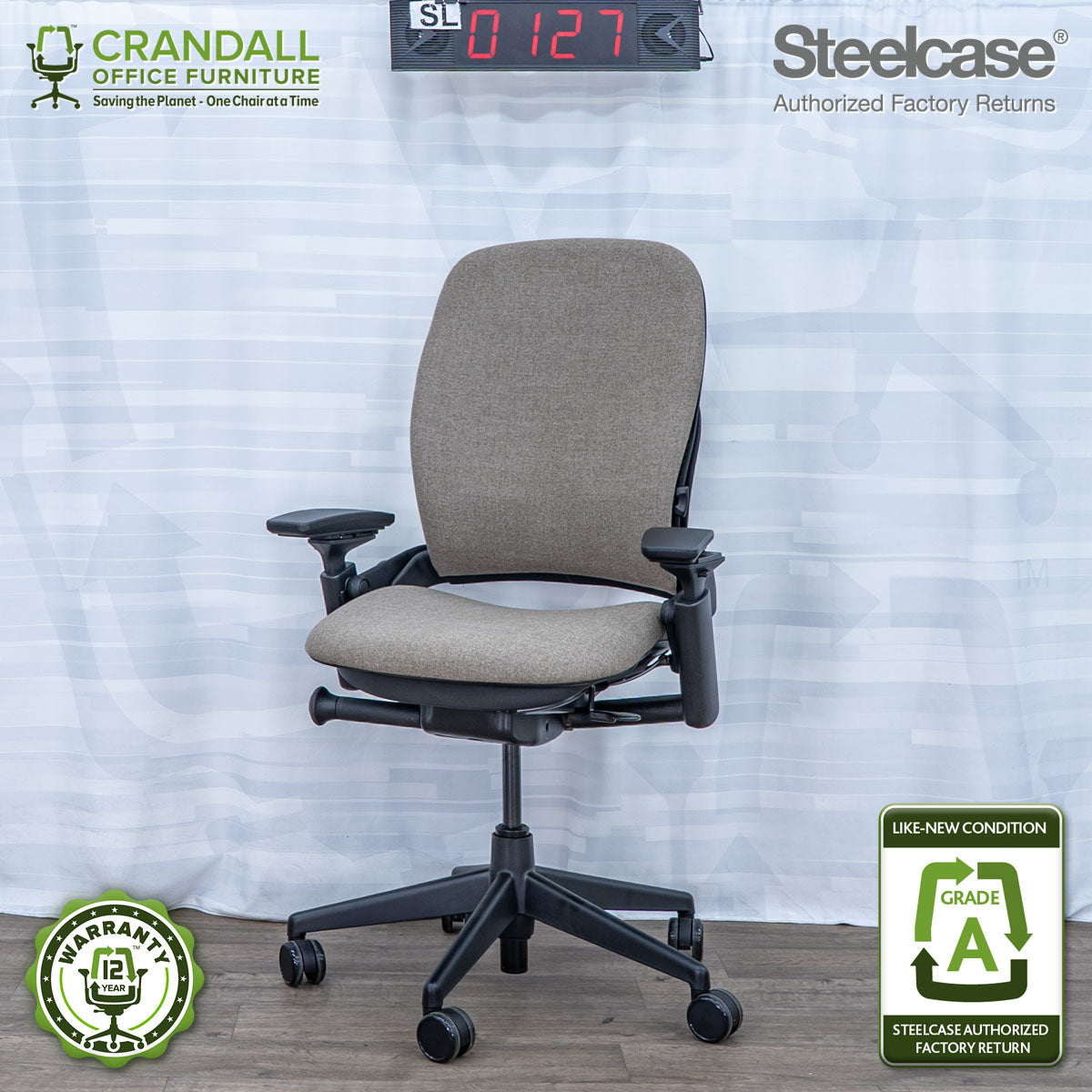 SL-0127 - Steelcase V2 Leap  - Grade A