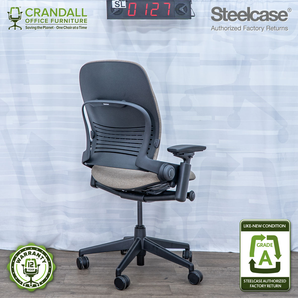 SL-0127 - Steelcase V2 Leap  - Grade A
