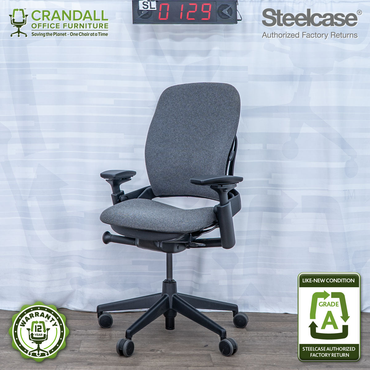 SL-0129 - Steelcase V2 Leap  - Grade A