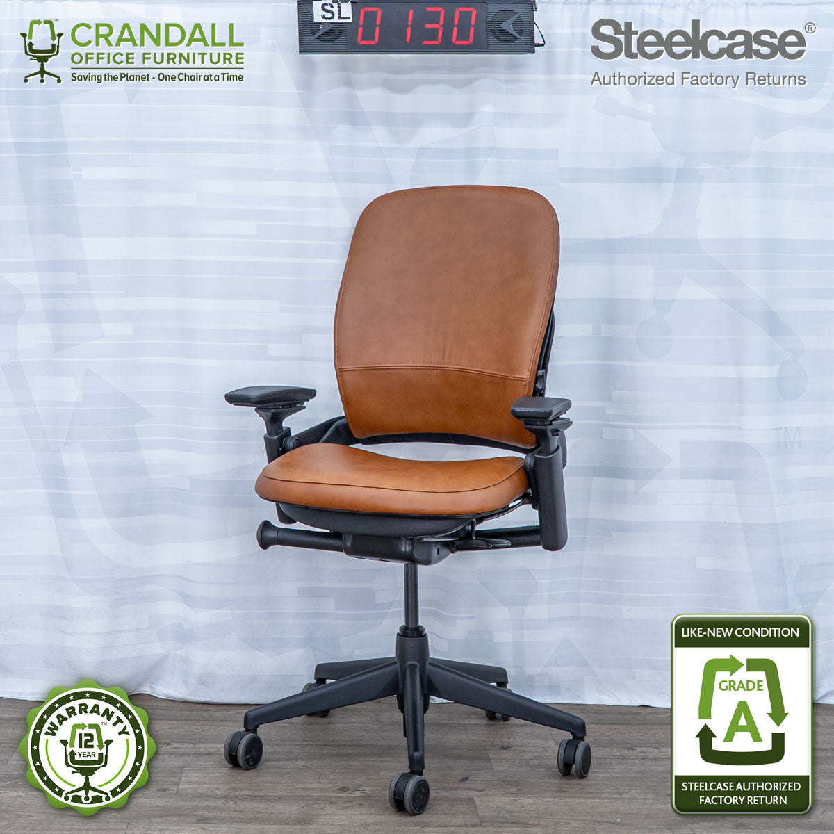 SL-0130 - Steelcase V2 Leap  - Grade A