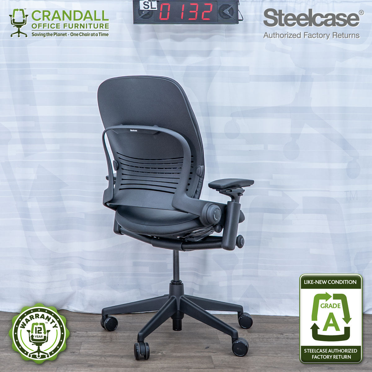SL-0132 - Steelcase V2 Leap  - Grade A
