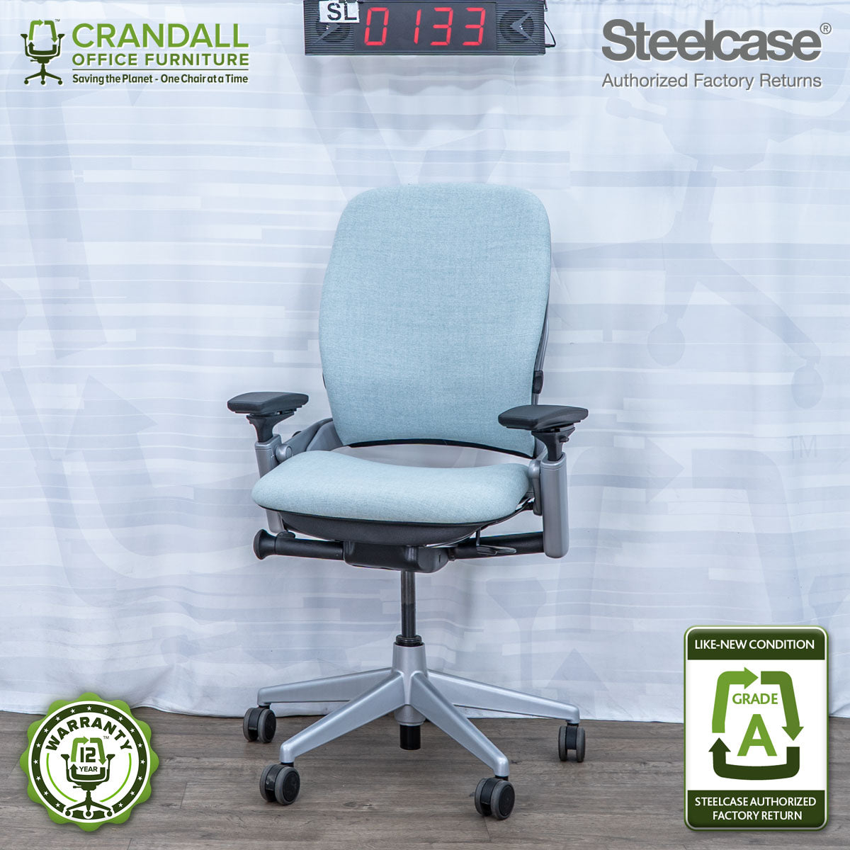 SL-0133 - Steelcase V2 Leap  - Grade A