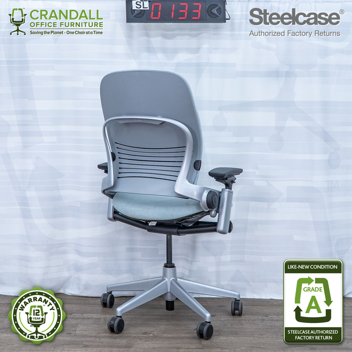 SL-0133 - Steelcase V2 Leap  - Grade A