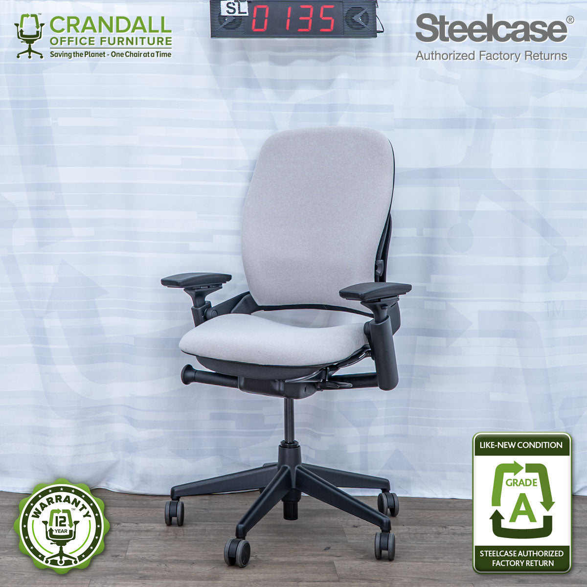SL-0135 - Steelcase V2 Leap  - Grade A