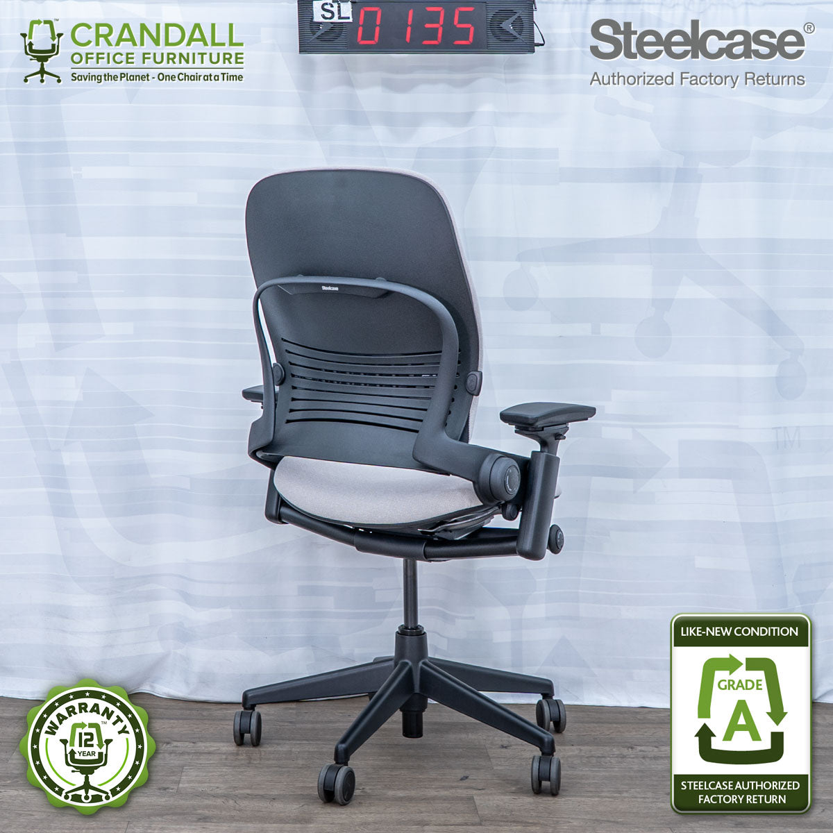 SL-0135 - Steelcase V2 Leap  - Grade A