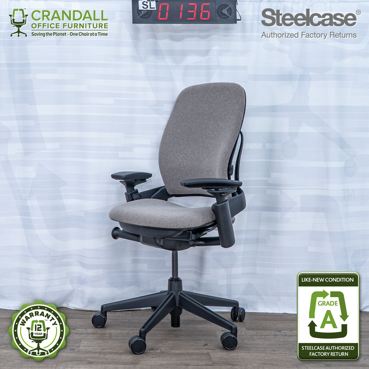 SL-0136 - Steelcase V2 Leap  - Grade A