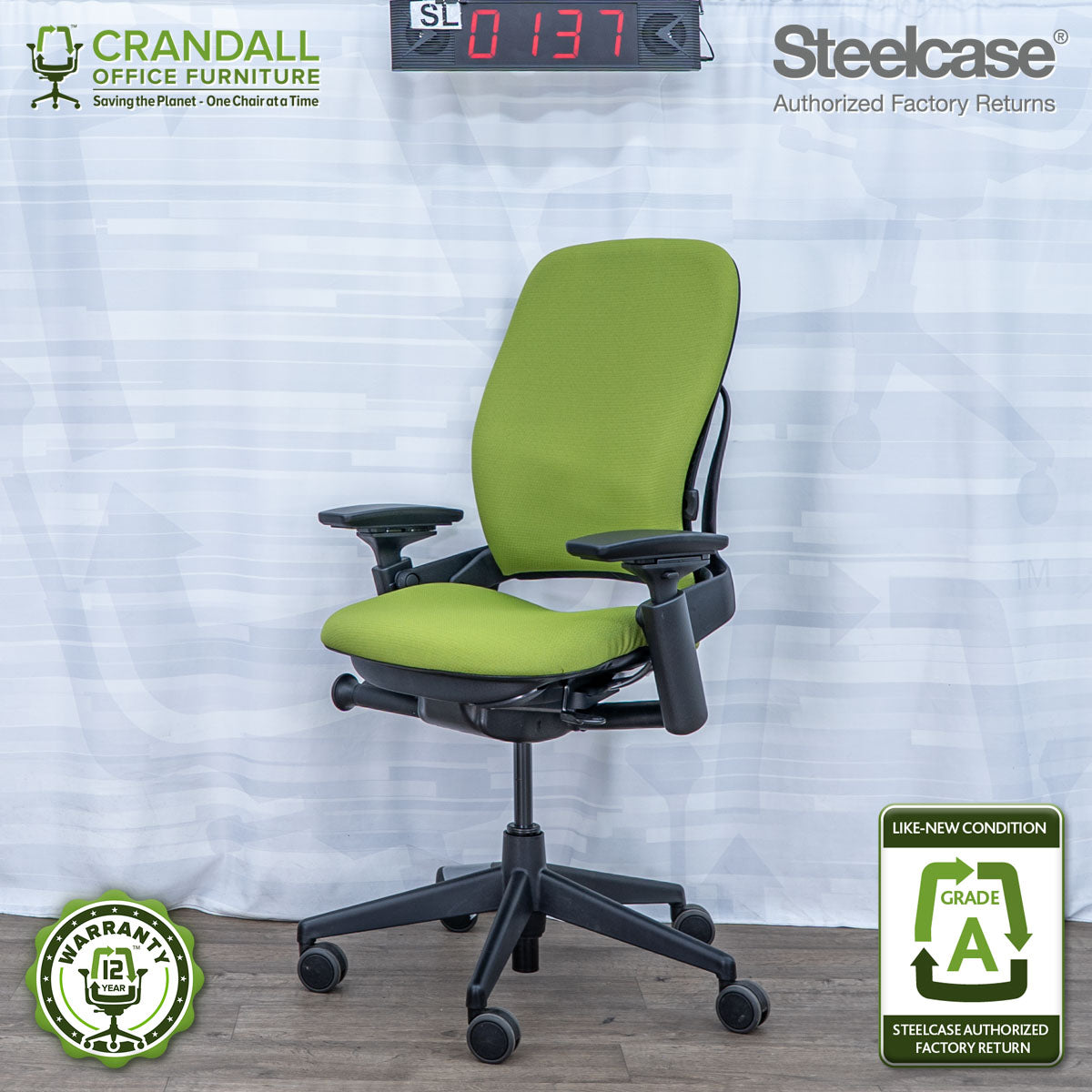 SL-0137 - Steelcase V2 Leap  - Grade A