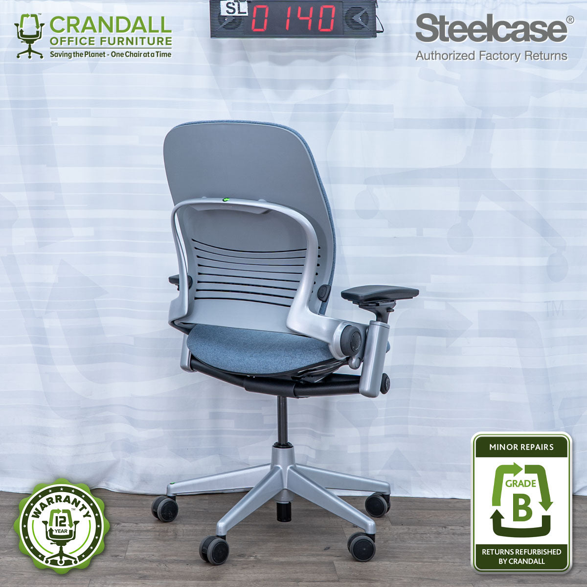 SL-0140 - Steelcase V2 Leap  - Grade B