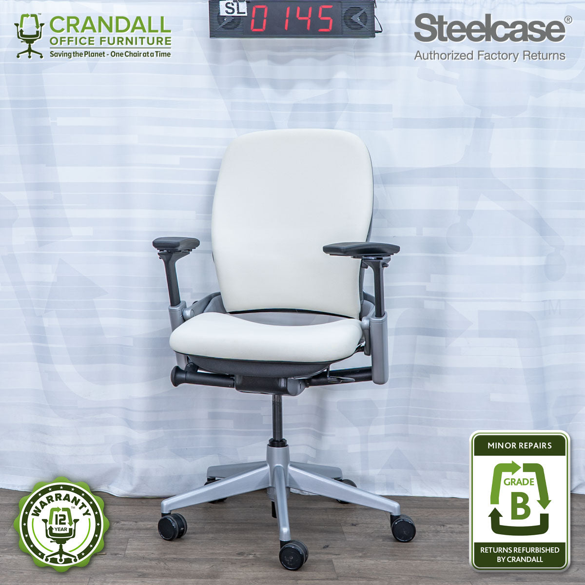 SL-0145 - Steelcase V2 Leap  - Grade B