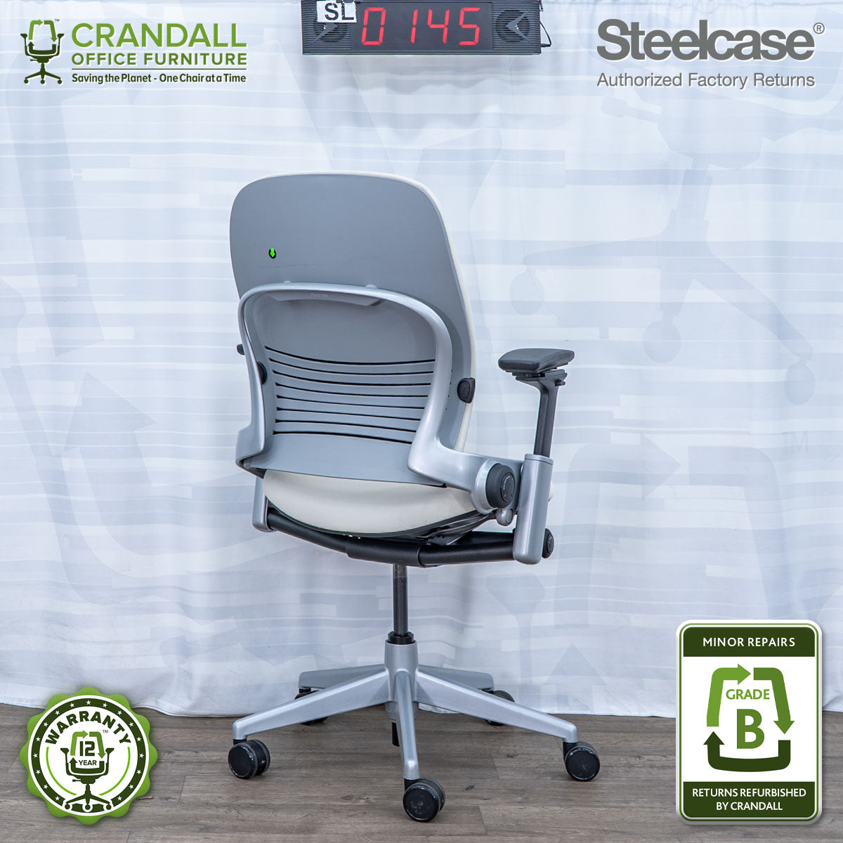 SL-0145 - Steelcase V2 Leap  - Grade B