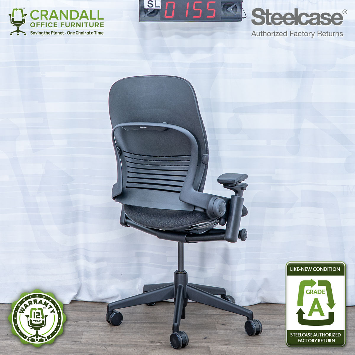 SL-0155 - Steelcase V2 Leap - Grade A