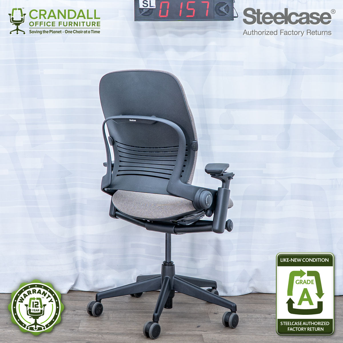 SL-0157 - Steelcase V2 Leap - Grade A