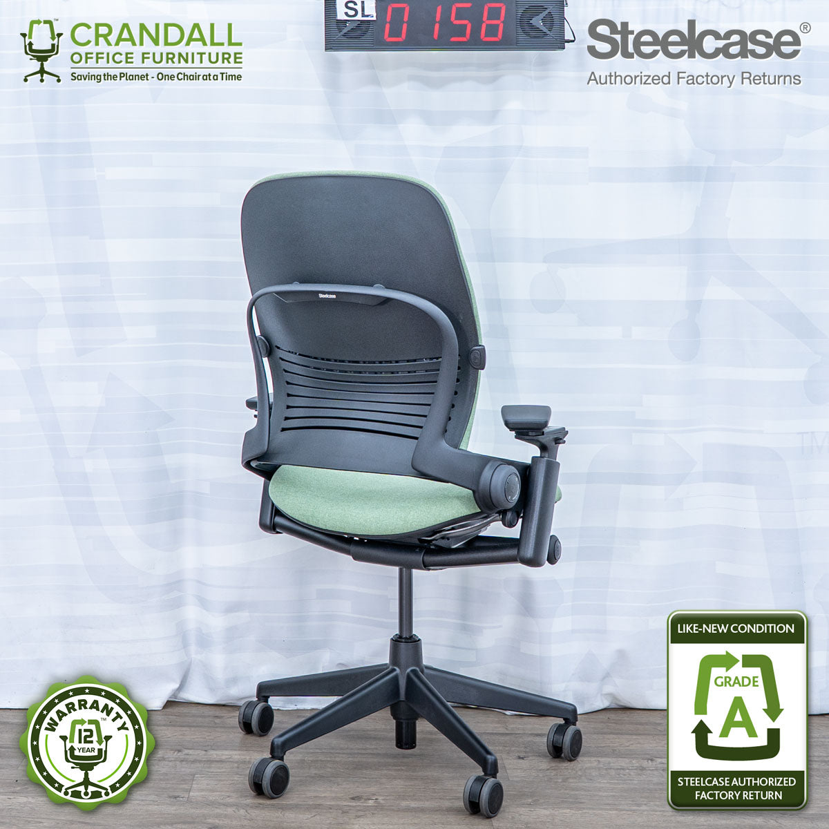 SL-0158 - Steelcase V2 Leap - Grade A