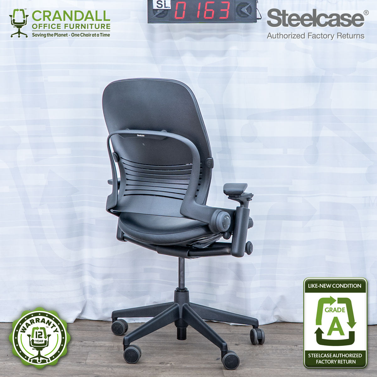 SL-0163 - Steelcase V2 Leap - Grade A
