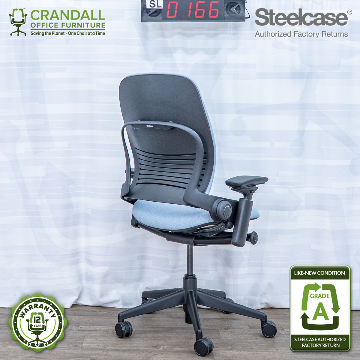 SL-0166 - Steelcase V2 Leap - Grade A