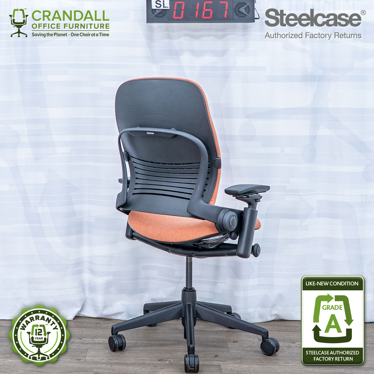 SL-0167 - Steelcase V2 Leap - Grade A