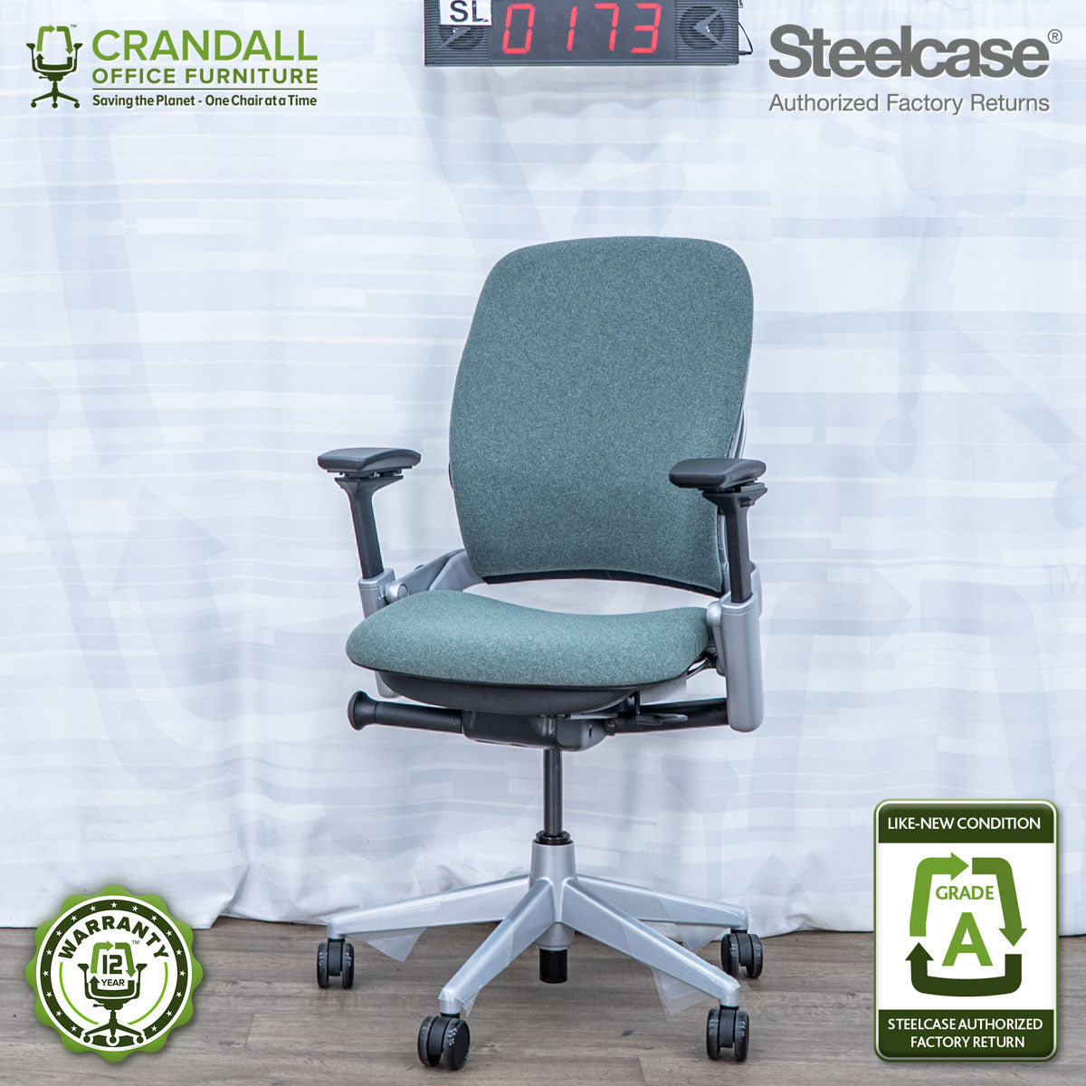SL-0173 - Steelcase V2 Leap - Grade A