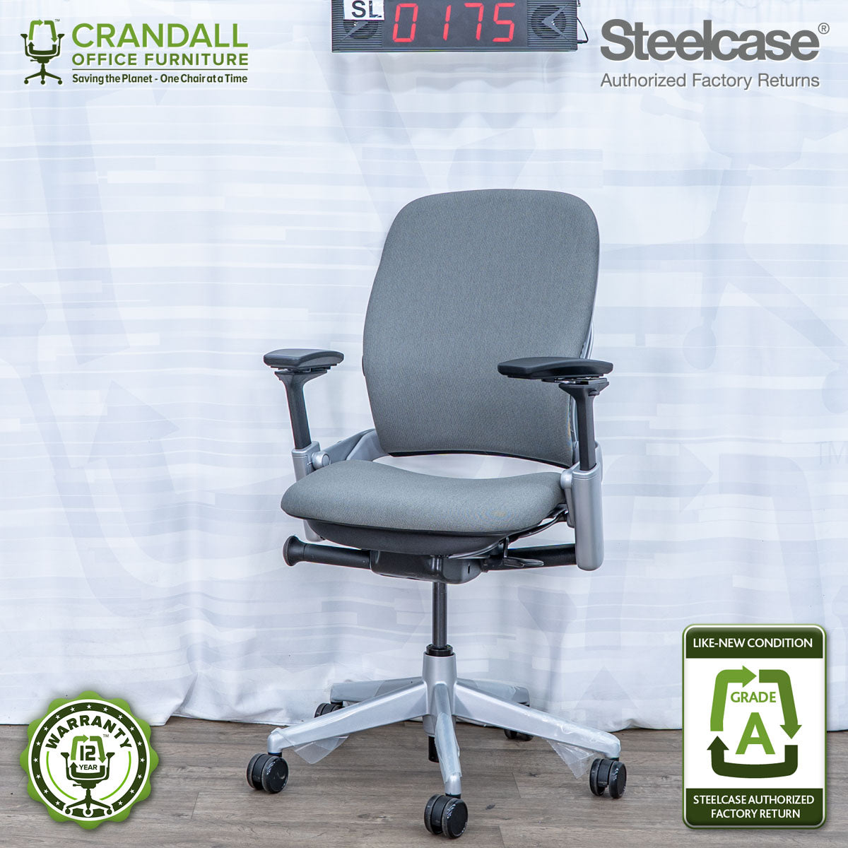 SL-0175 - Steelcase V2 Leap - Grade A