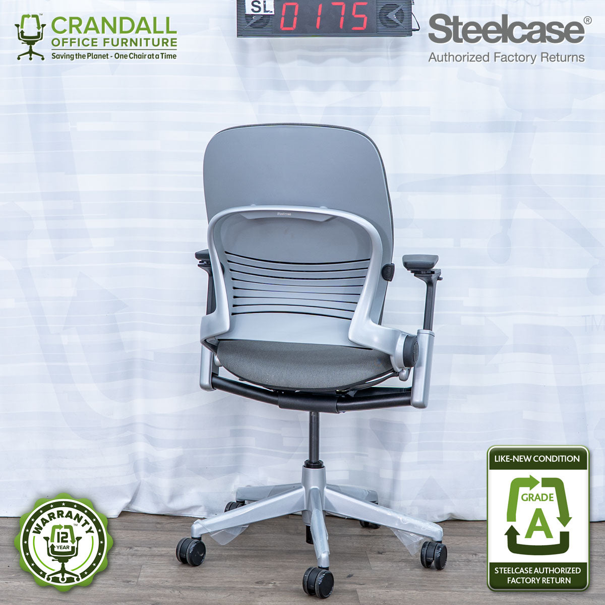 SL-0175 - Steelcase V2 Leap - Grade A