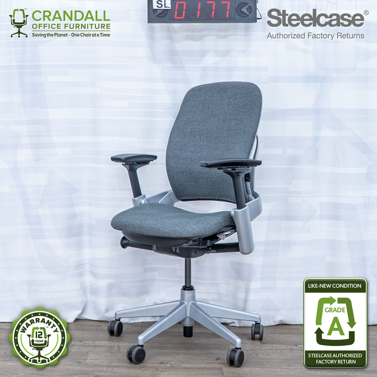 SL-0177 - Steelcase V2 Leap - Grade A