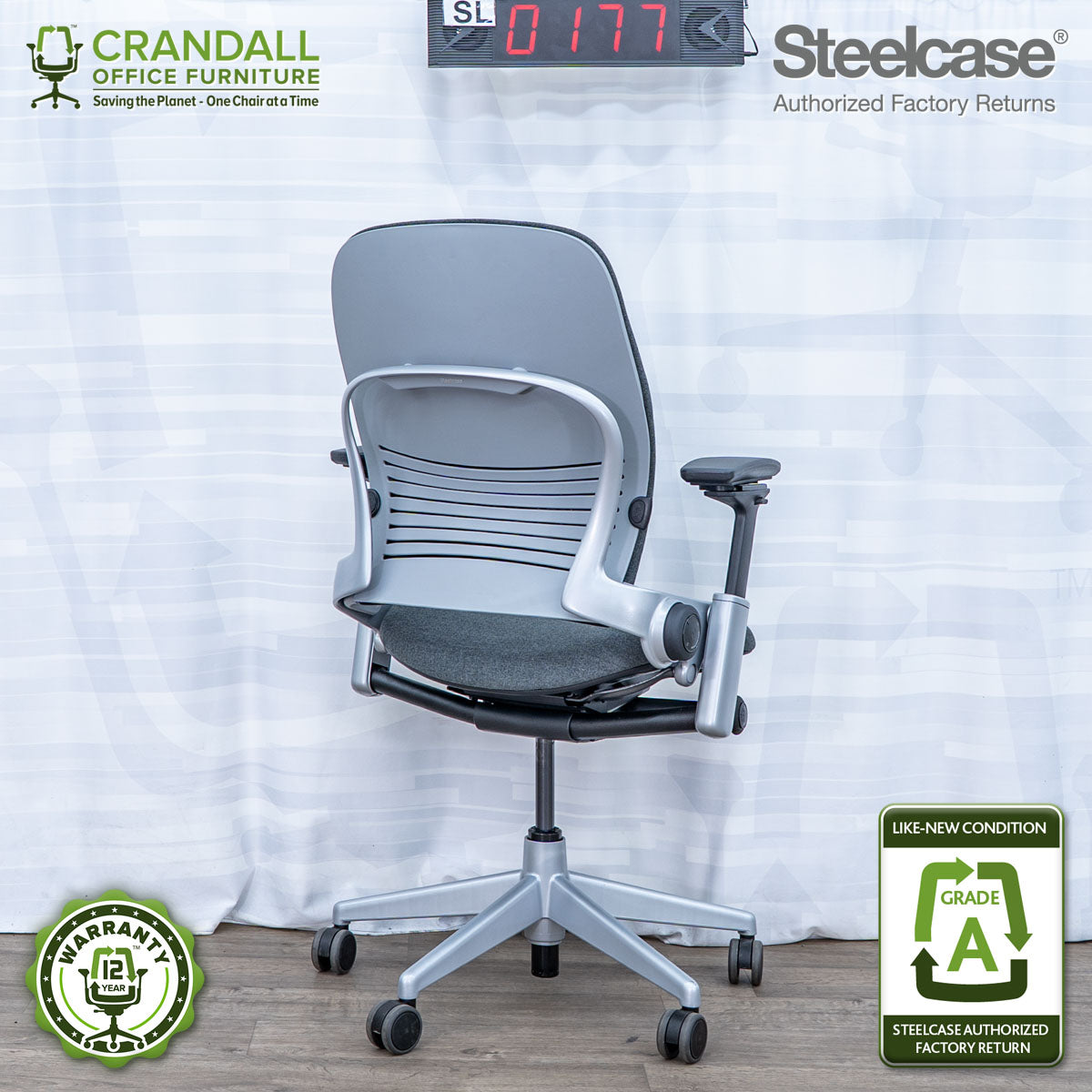 SL-0177 - Steelcase V2 Leap - Grade A