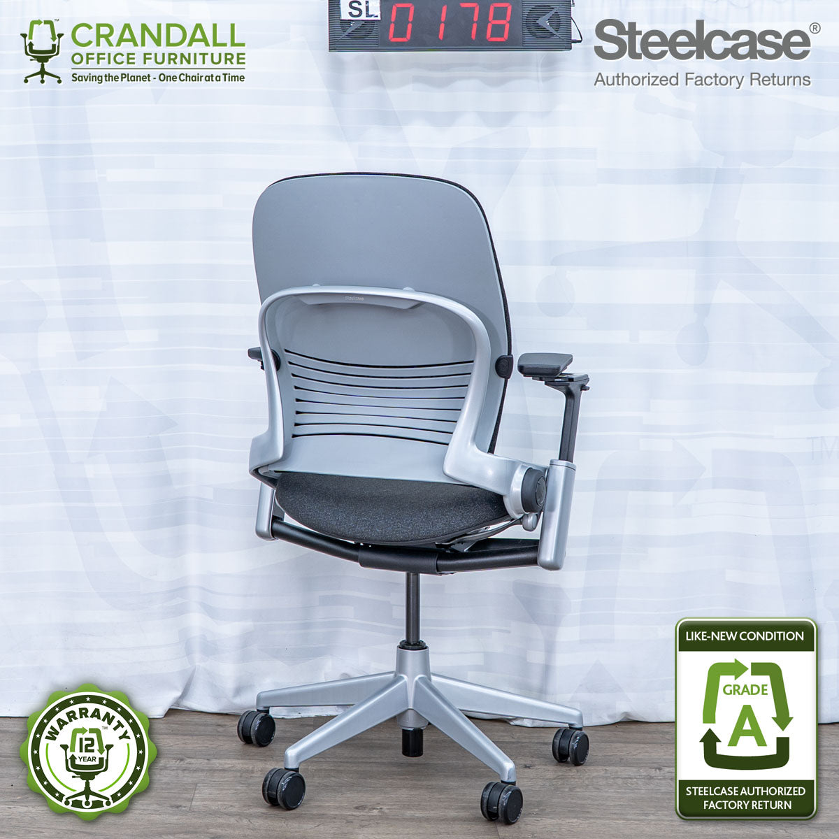 SL-0178 - Steelcase V2 Leap - Grade A