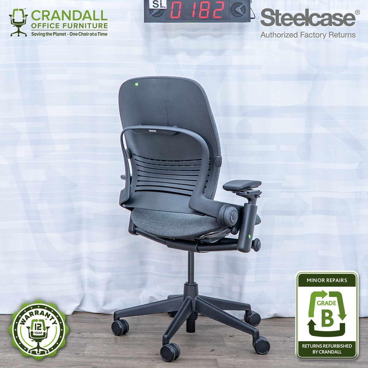 SL-0182 - Steelcase V2 Leap - Grade B