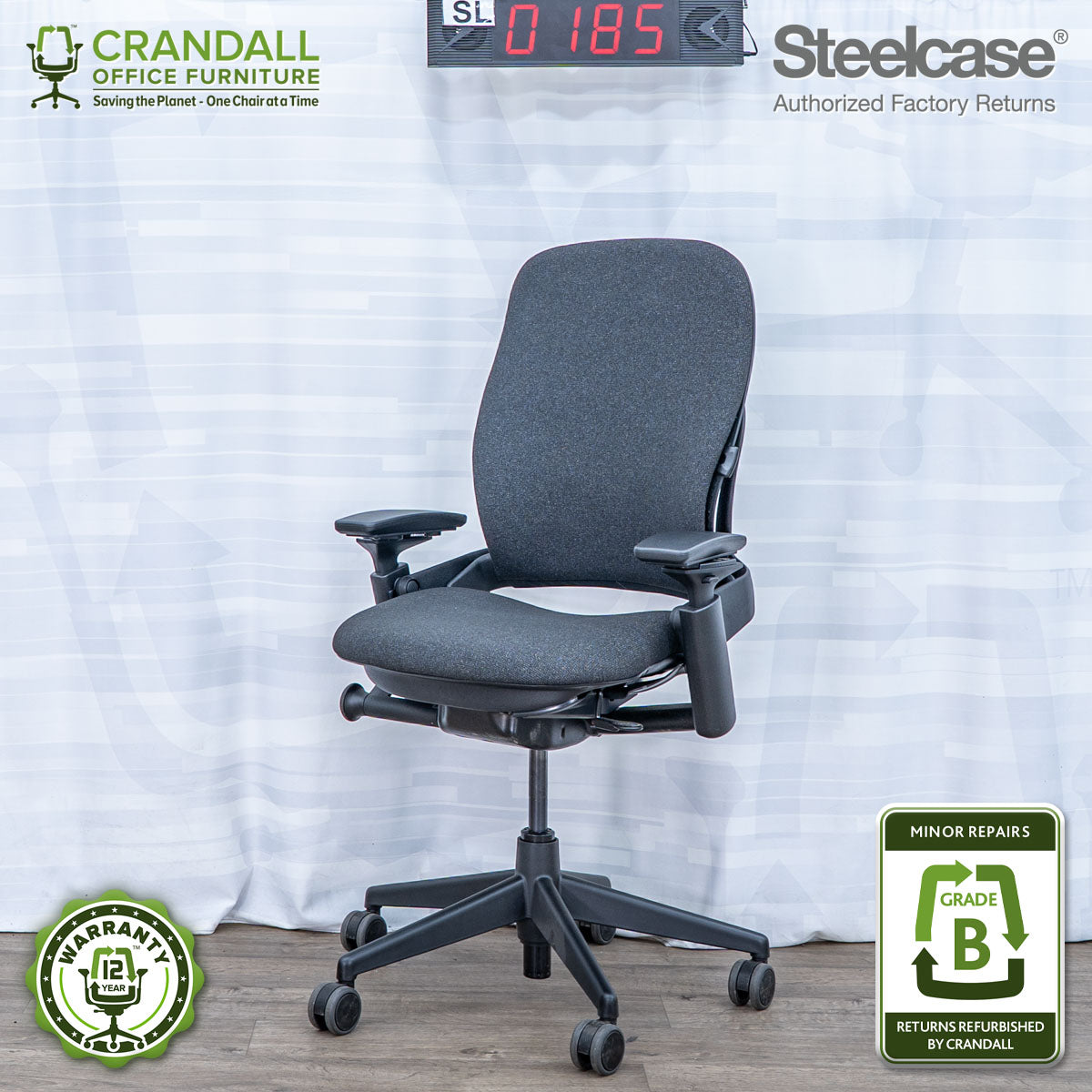 SL-0185 - Steelcase V2 Leap - Grade B