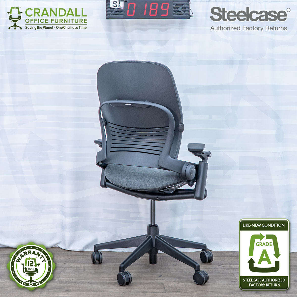 SL-0189 - Steelcase V2 Leap - Grade A