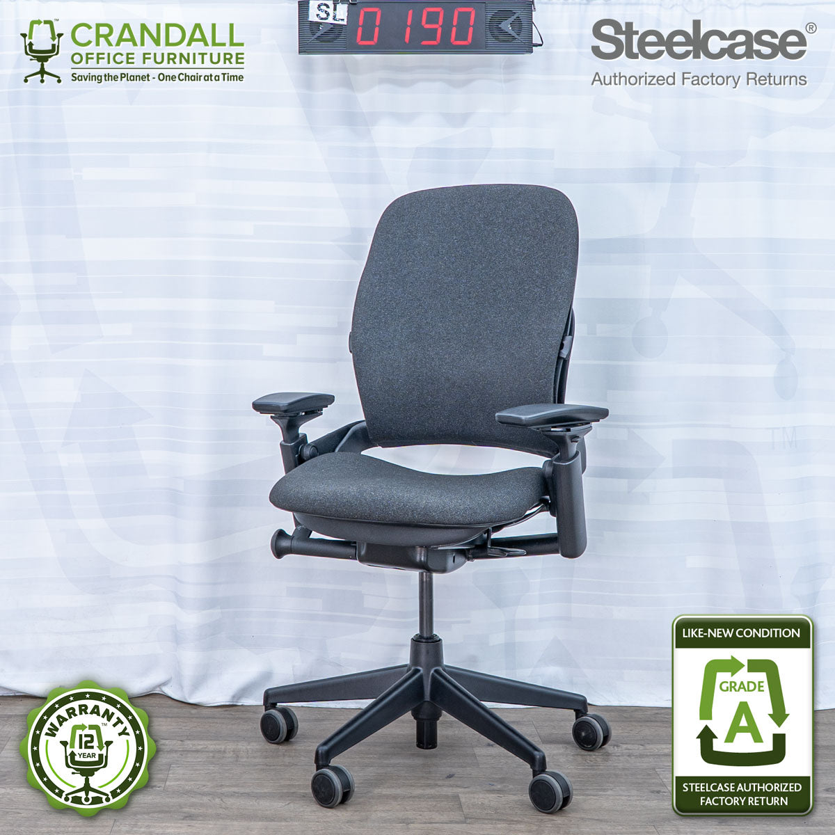 SL-0190 - Steelcase V2 Leap - Grade A