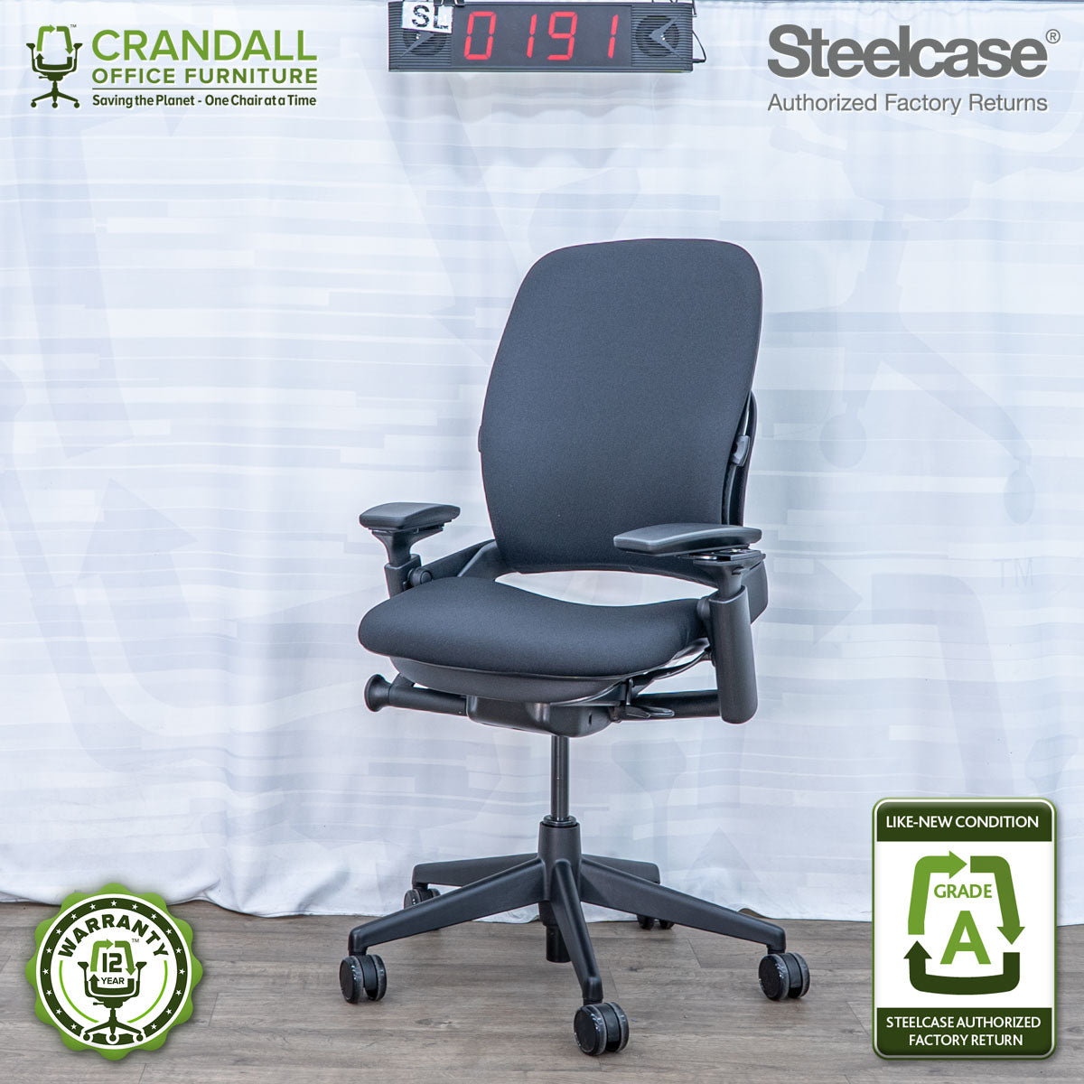 SL-0191 - Steelcase V2 Leap - Grade A